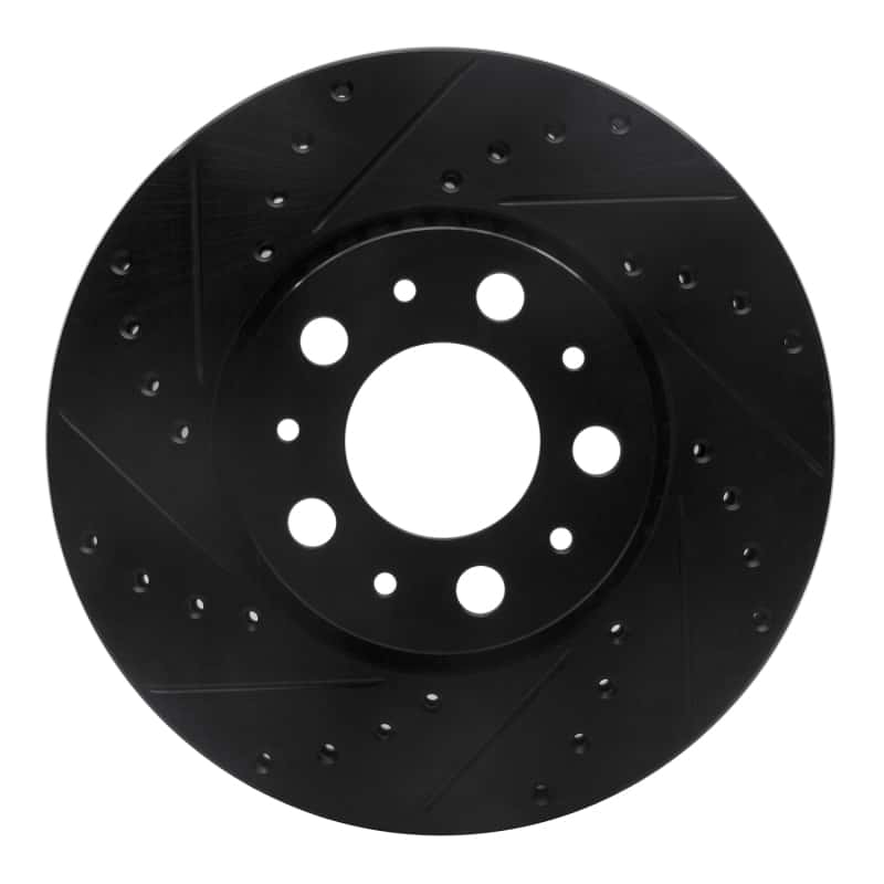 R1 Concepts — R1 99-09 Volvo XC70 Front Left Drilled & Slotted Black Brake Rotor
R1 Brake Rotor Drill - view 1