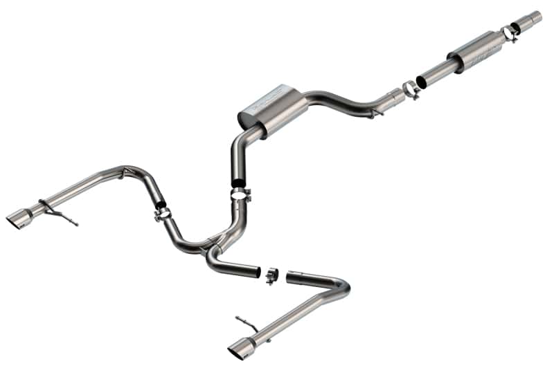 Borla — Borla 19-21 VW GLI 2.0L S-Type 3.5in x 5.5in Tip Cat-Back Exhaust
Cat-Back™ - view 1