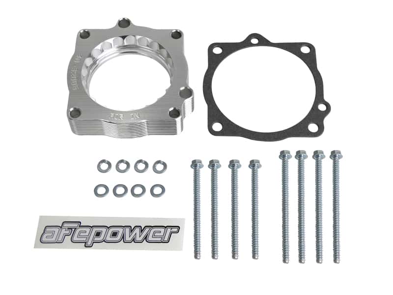 aFe — aFe Silver Bullet Throttle Body Spacers TBS Dodge Trucks 09 V8-5.7L
Throttle Body Spacer
TBdySpacer - view 5