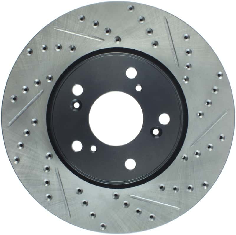 Stoptech — StopTech Slotted & Drilled Sport Brake Rotor Front Left 13 Honda Accord Sport
Slot/Drill Rotor - view 4