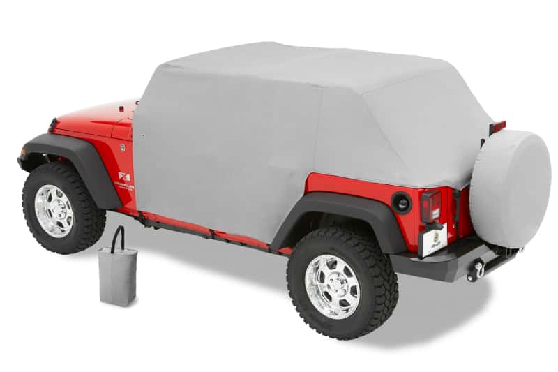 Bestop — Bestop 07-18 Jeep Wrangler JK 2-Door All Weather Trail Cover (Charcoal / Gray)
Trail Cover - view 1