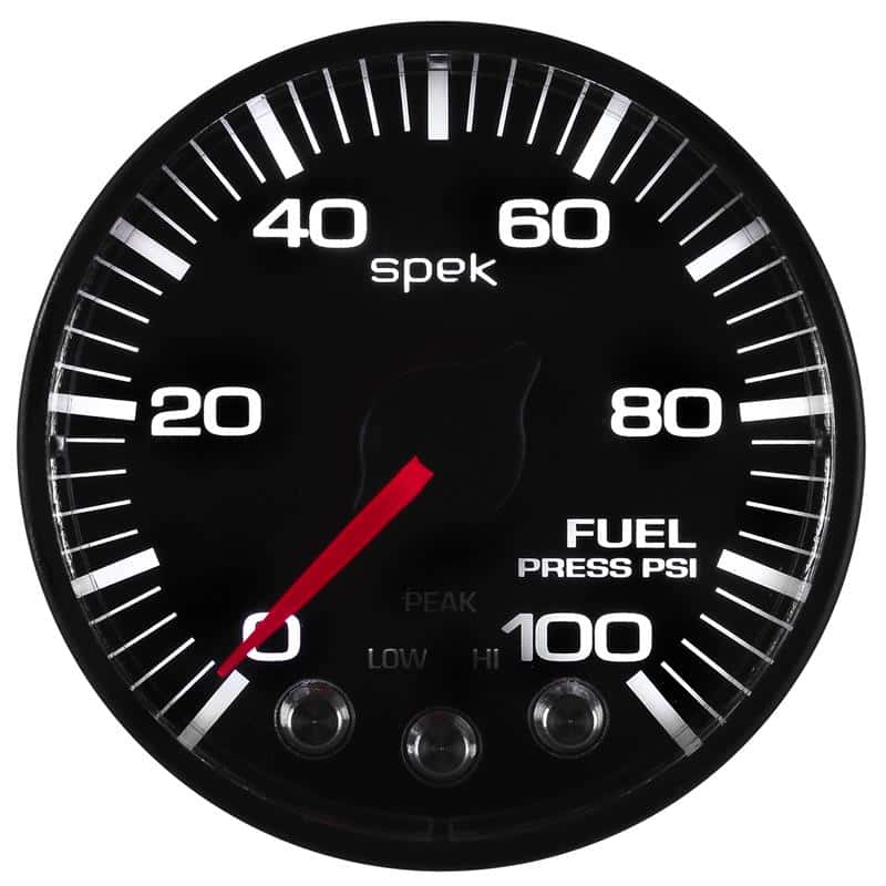 AutoMeter — Autometer Spek-Pro Gauge Fuel Press 2 1/16in 100psi Stepper Motor W/Peak & Warn Blk/Blk
GA 2" FP 100 BFB SPK - view 5