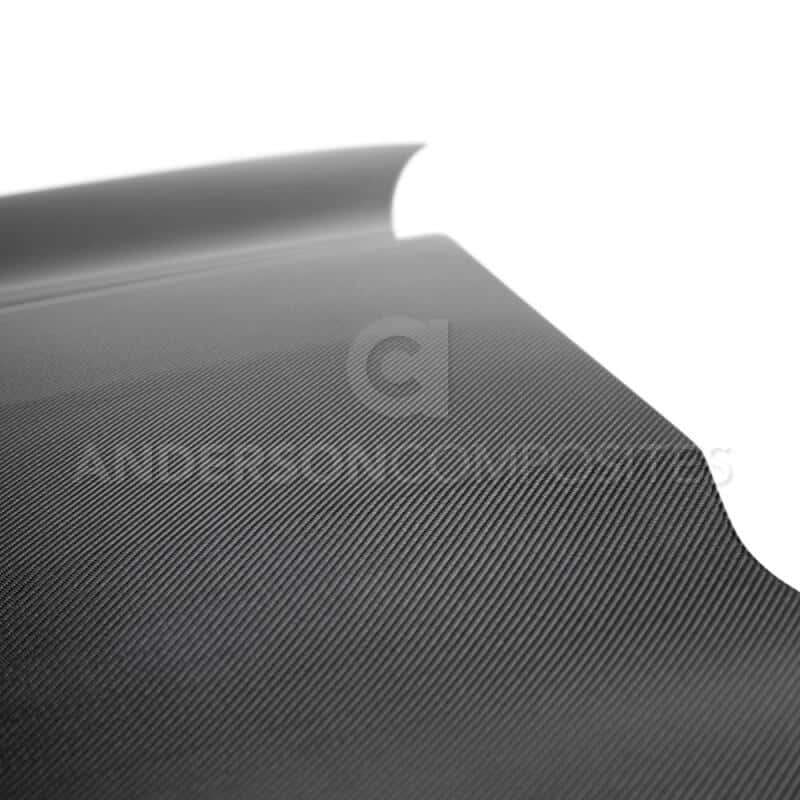 Anderson Composites — Anderson Composites 2016+ Chevy Camaro OE Style Carbon Fiber Hood - Non Vented - view 5