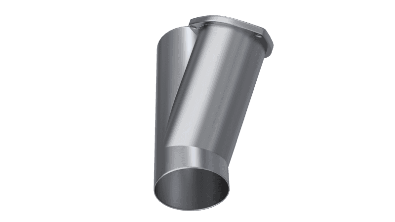QTP — QTP 4in Weld-On QTEC Exhaust Cutout Y-Pipe - view 2