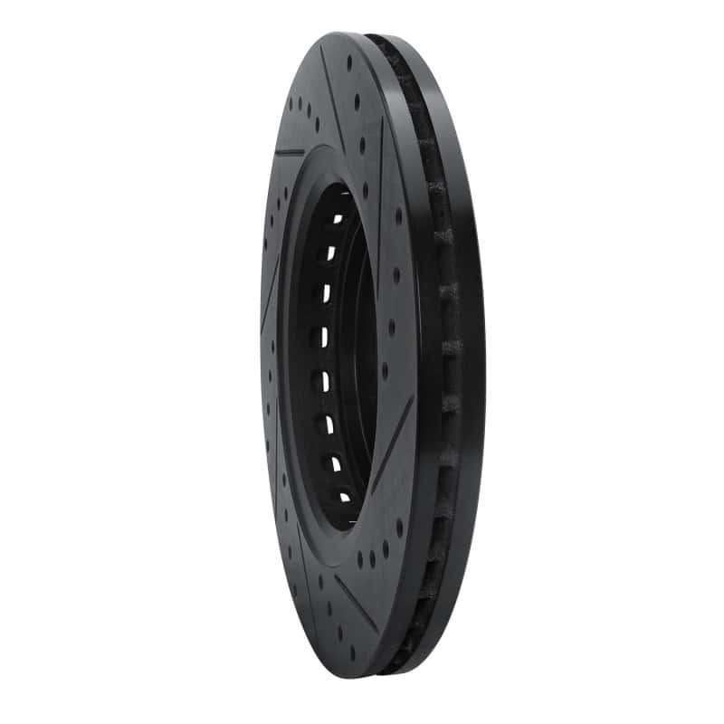 R1 Concepts — R1 15-25 Acura MDX Front Left Drilled & Slotted Black Brake Rotor
R1 Brake Rotor Drill - view 4