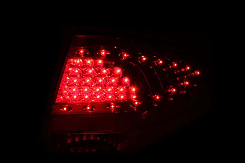 ANZO — ANZO 2008-2011 Ford Focus LED Taillights Red/Clear - view 4