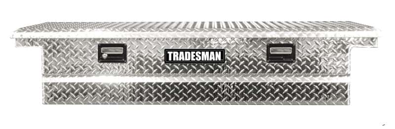 Tradesman — Tradesman Aluminum Economy Cross Bed Truck Tool Box (70in./Front Opening) - Brite - view 3
