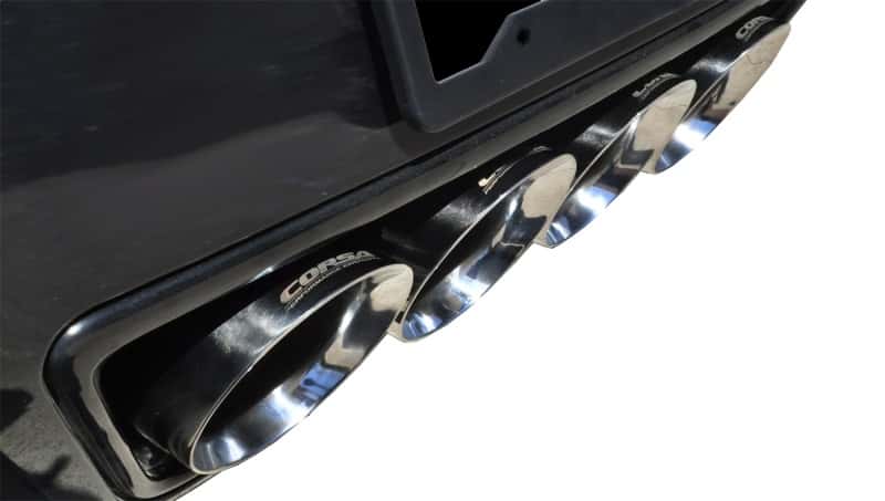 CORSA Performance — Corsa 17-19 Chevy Corvette Z06 (Grand Sport Only) 3in Axle Back Xtreme Exhaust Pol Quad 4.5in Tip
Exhaust - view 7