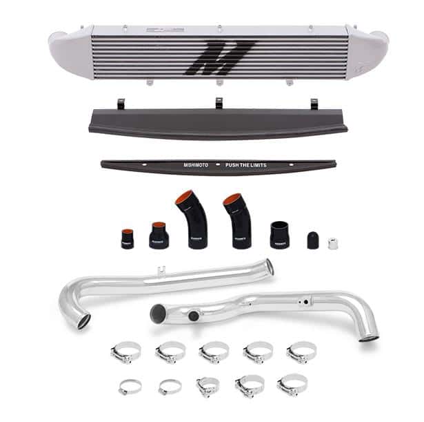 Mishimoto — Mishimoto 2014-2016 Ford Fiesta ST 1.6L Front Mount Intercooler (Silver) Kit w/ Pipes (Silver) - view 5