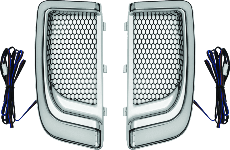 Kuryakyn — Kuryakyn Tracer Lower Fairing Grill Chrome - view 1