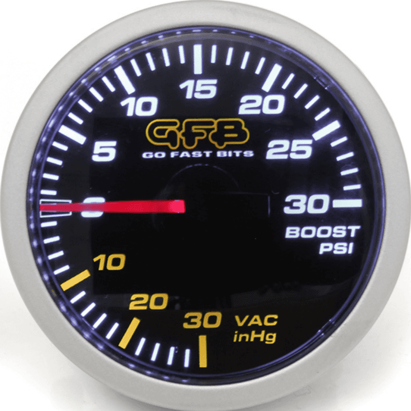 Go Fast Bits — GFB 52mm Boost Gauge 30psi
Boost Gauge - view 4