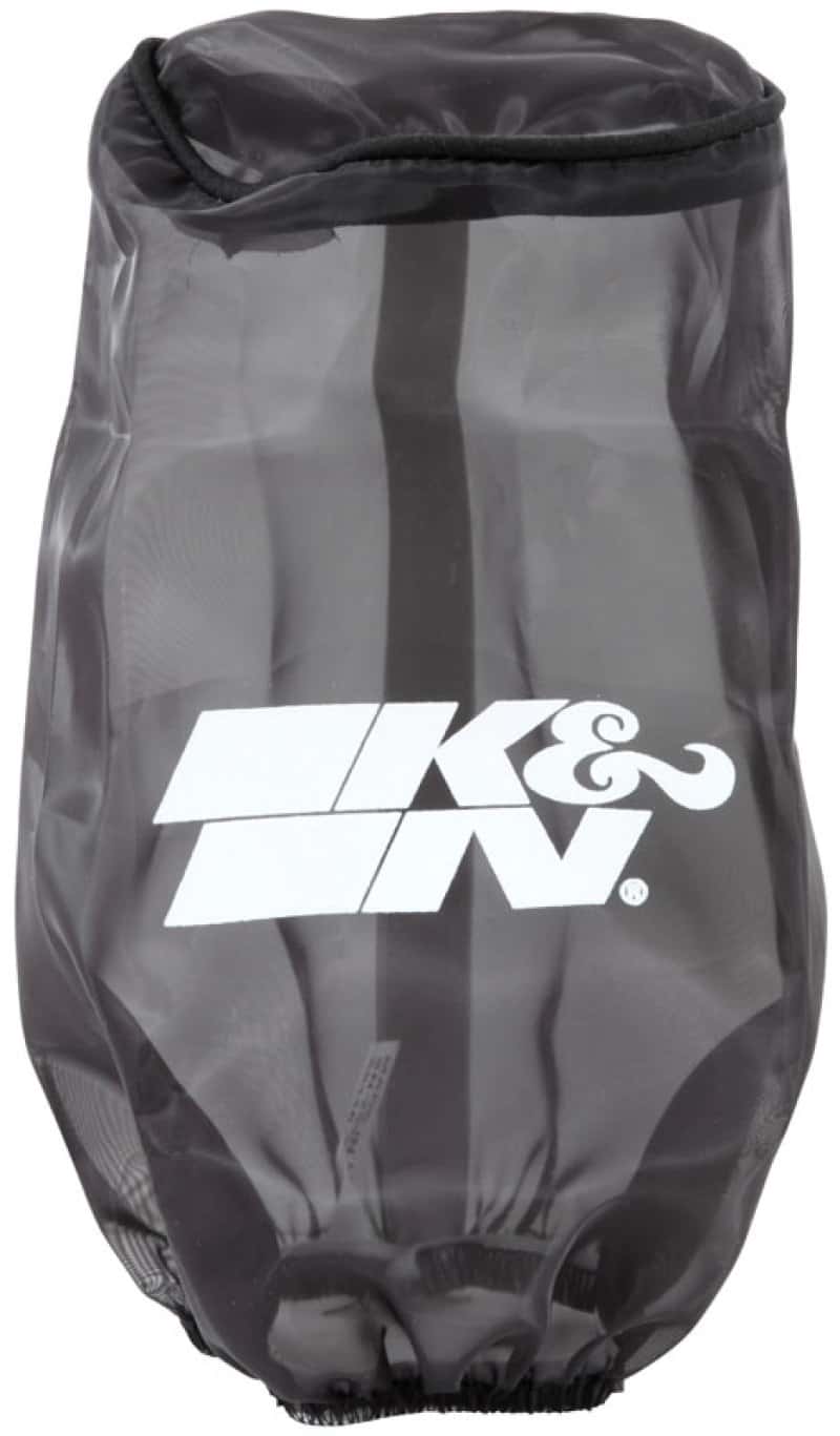 K&N Engineering — K&N Filter Wrap Drycharger Oval Tapered Black - 3.25in Base I/S Width x 2.5in Top I/S Width x 7in H - view 1