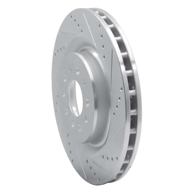 R1 Concepts — R1 00-06 Jaguar XJR Front Right Drilled & Slotted Silver Brake Rotor
R1 Brake Rotor Drill - view 2