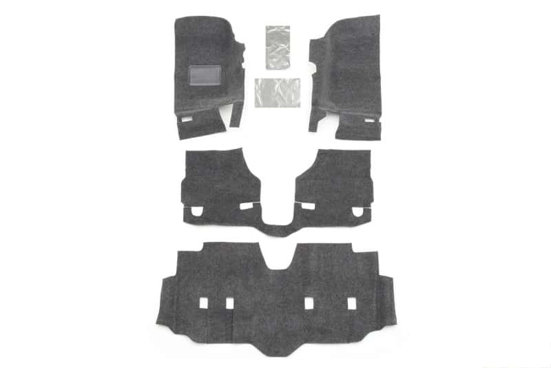 BedRug — BedRug 07-16 Jeep JK Unlimited 4Dr Front 4pc Floor Kit (Incl Heat Shields) - view 1