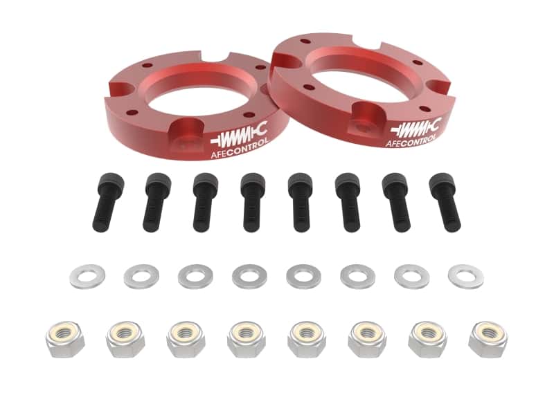 aFe — aFe 24-25 Toyota Tacoma CONTROL 1.5in Leveling Kit - Red
Leveling Kit - view 2