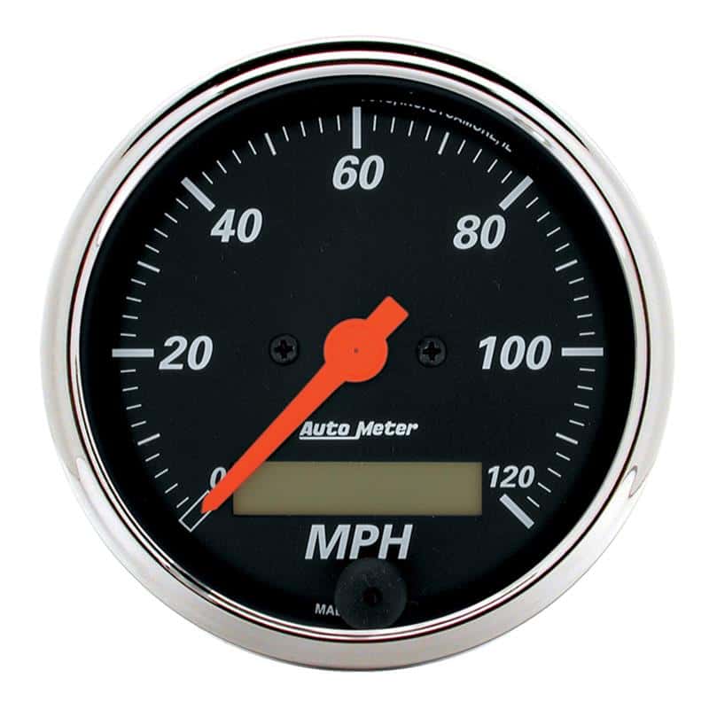 AutoMeter — Autometer Designer Black 3-1/8in Electronic Programmable 120MPH Speedometer
3-1/8" SPD ELEC DB - view 2