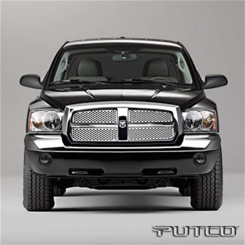 Putco — Putco 05-07 Dodge Dakota Punch Stainless Steel Grilles
Grille Insert - view 1