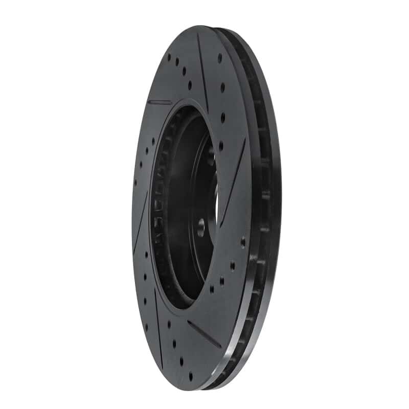 R1 Concepts — R1 14-21 Mini Cooper (Excl Clubman) Front Left Drilled & Slotted Black Brake Rotor
R1 Brake Rotor Drill - view 4