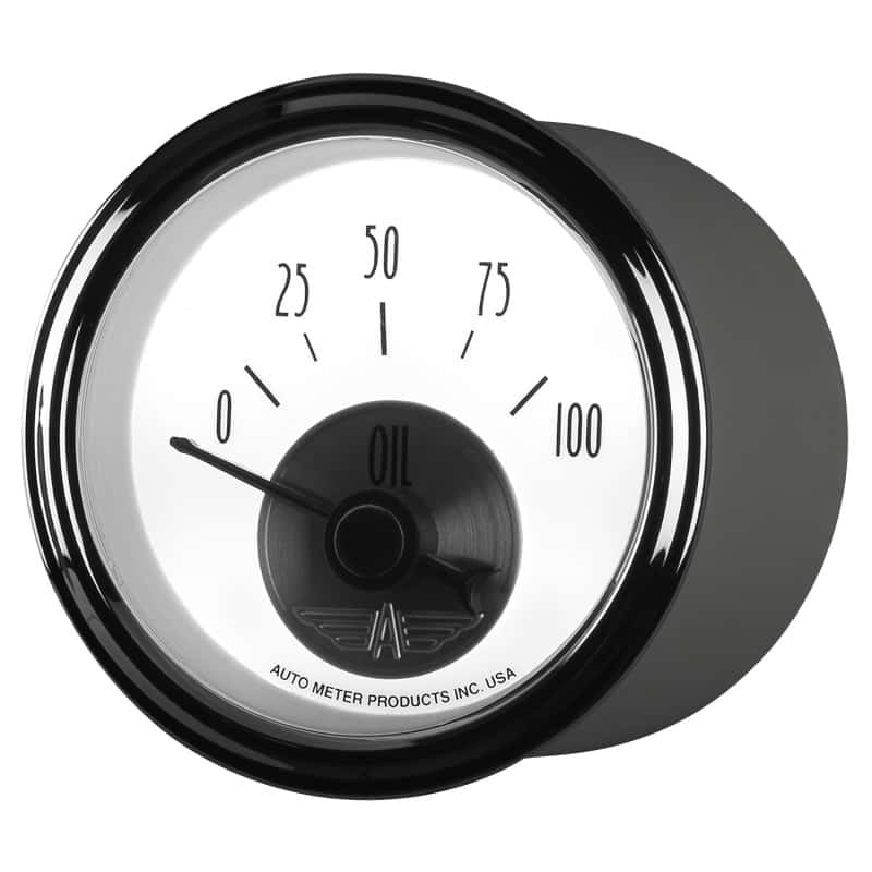 AutoMeter — Autometer Prestige Series Pearl 2-1/16in 100PSI Electronic Oil Pressure Gauge
2-1/16" OIL PRESS, 0 - view 9