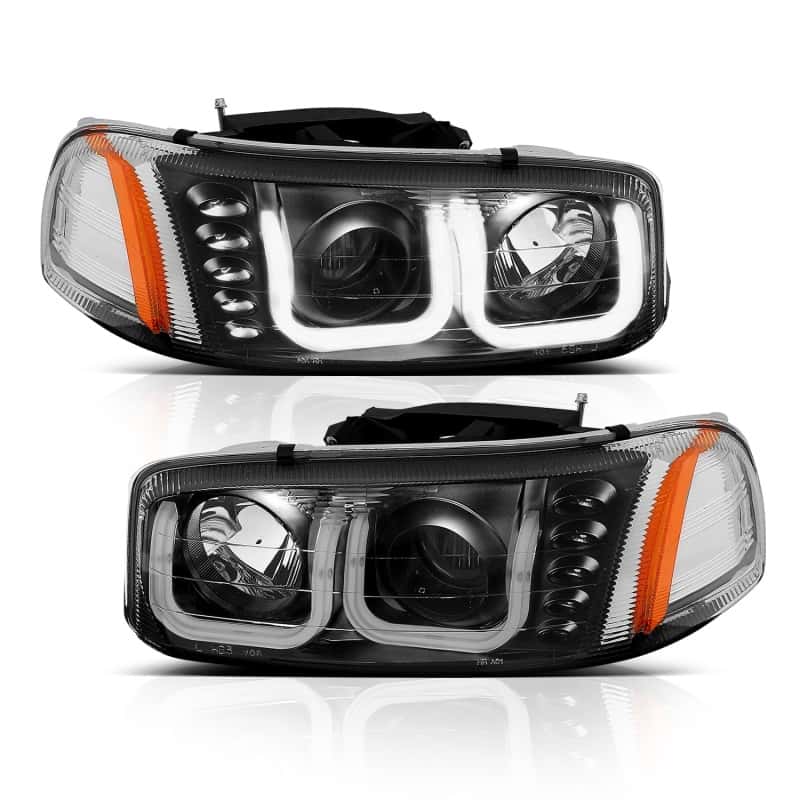 ANZO — ANZO 1999-2006 GMC Sierra 1500 Projector Headlights w/ U-Bar Black
Head Light Set
HdLtSet - view 5