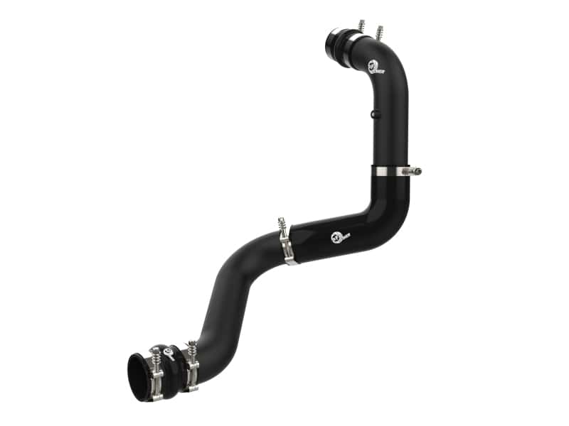 aFe — aFe 20-23 GM Diesel Trucks V8 6.6L L5P BladeRunner 3in Aluminum Hot Charge Pipe - Black
Hot Charge Pipe - view 1