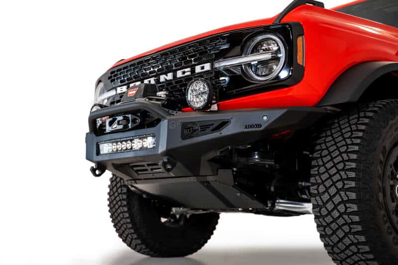 Addictive Desert Designs — Addictive Desert Designs 2021+ Ford Bronco Rock Fighter Front Bumper - Hammer Black
Bumper- Front
Bumpers - view 9