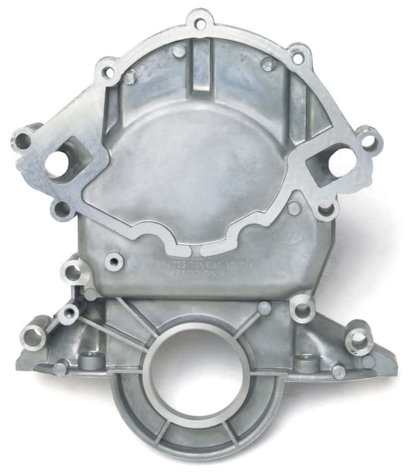 Edelbrock — Edelbrock Timing Cover Alum S/B Ford 86-93 5 0L 88 Up 351-W w/ Reverse Rot Water Pump
ELITE - view 2