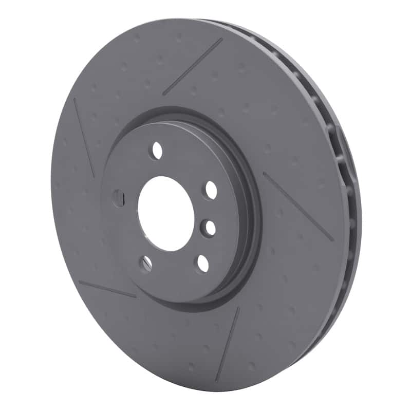 DFC — DFC 15-19 Mini Cooper (Excl Clubman) Front GeoSPEC Coated Rotor - Dimpled and Slotted
DFC Brake Rotor - view 2