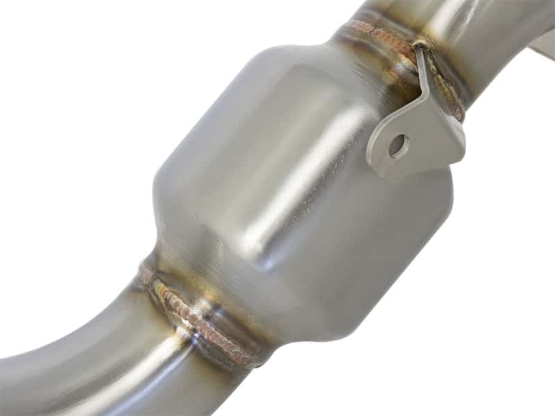 aFe — aFe Twisted Steel Down-Pipe Catted 13-16 Cadillac ATS L4-2.0L (t)
Stainless Downpipe - view 6
