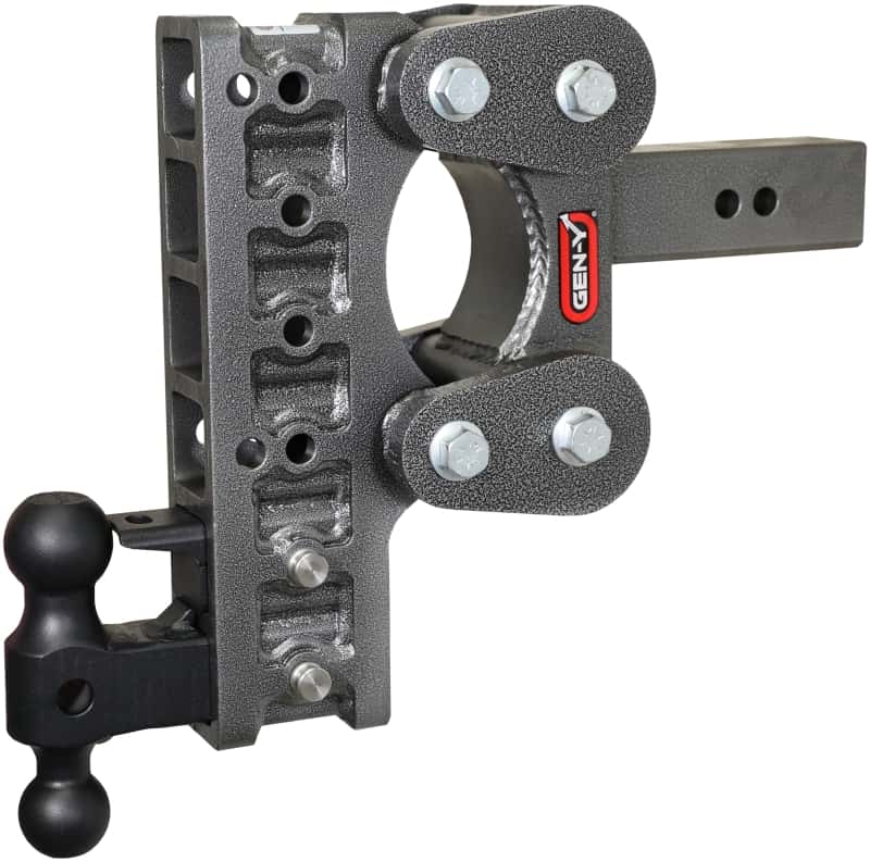 GEN-Y Hitch — Gen-Y The Boss Torsion-Flex 2in Shank 10in Drop 16K Hitch w/GH-051 Dual-Ball/GH-032 Pintle Lock
Drop Hitch - view 3