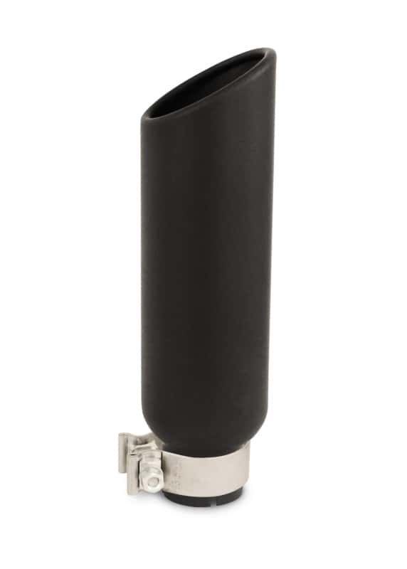 Go Rhino — Go Rhino Exhaust Tip - Black - ID 2 1/2in x L 14in x OD 4in
GR Black Exhaust Tip - view 1
