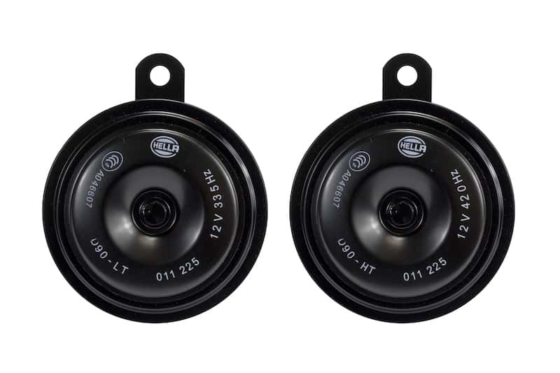 Hella — Hella Horn Kit Bx Blk Disc 77Mm 12V Univ - view 9