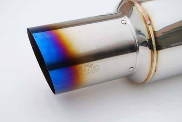 Invidia — Invidia 08+ WRX Hatch 76mm REGULAR Titanium Tip Cat-back Exhaust - view 2