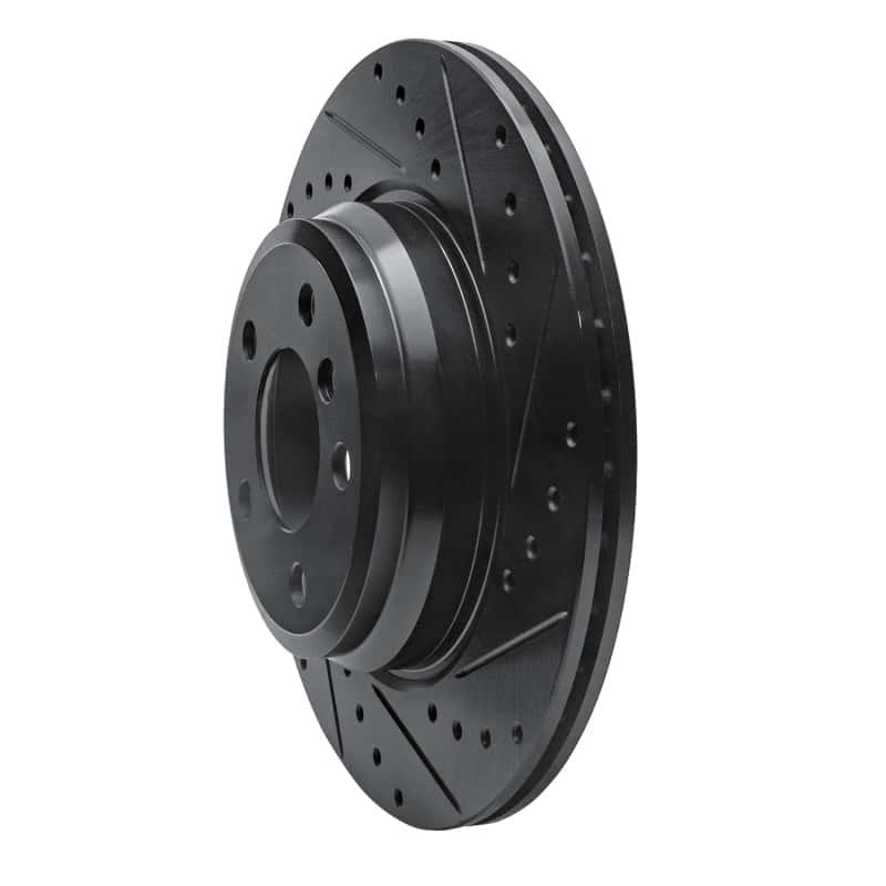 R1 Concepts — R1 12-20 BMW 335I GT xDrive Rear Right Drilled & Slotted Black Brake Rotor
R1 Brake Rotor Drill - view 2
