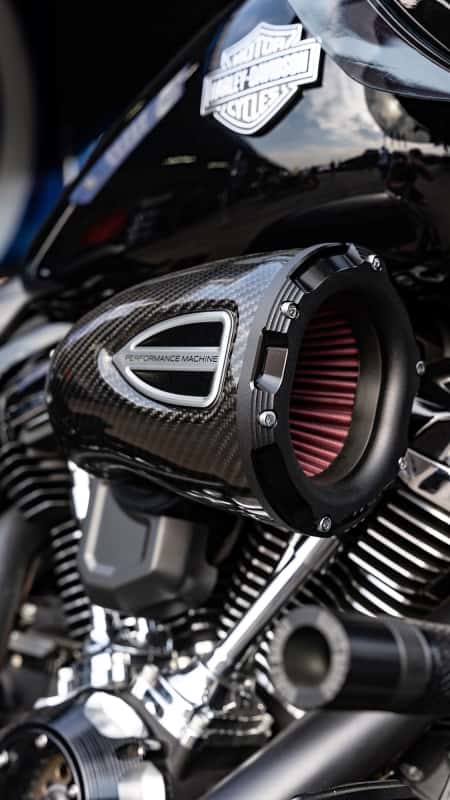 Performance Machine — Performance Machine 23-Up CVO, 2024 Touring C4 Series Air Cleaner - Carbon Fiber/Black Ops - view 2