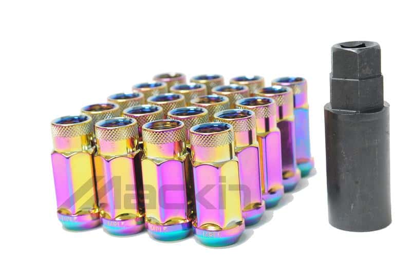 Wheel Mate — Wheel Mate Monster Locking Lug Nut Set of 4 - Black Chrome 14x1.50 - view 2