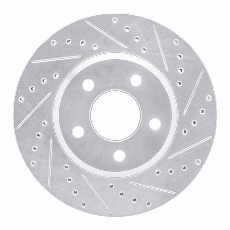 R1 Concepts — R1 05-05 Buick Park Avenue Front Right Drilled & Slotted Silver Brake Rotor
R1 Brake Rotor Drill - view 1