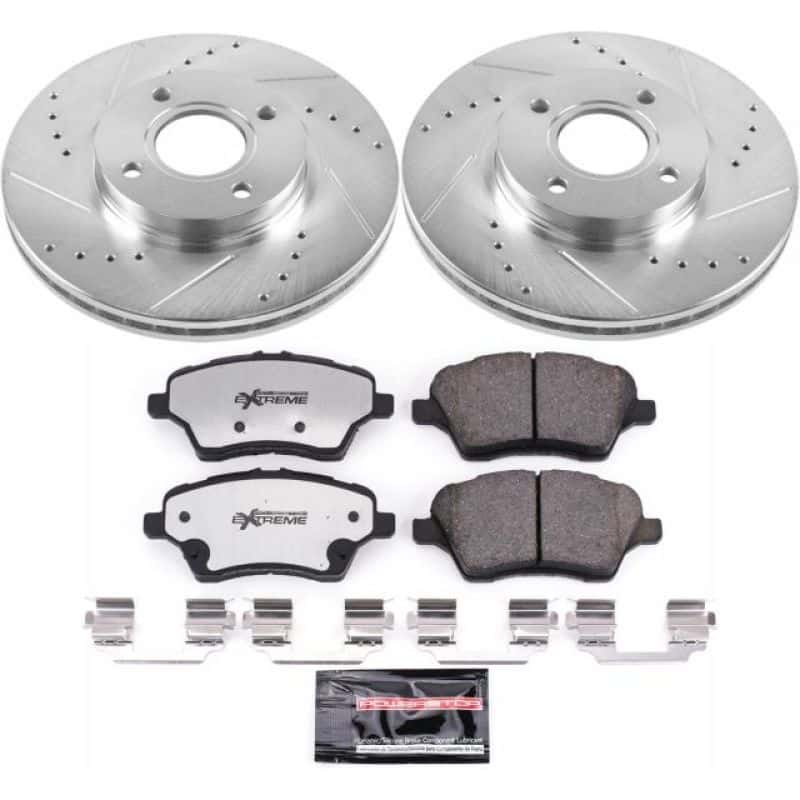 PowerStop — Power Stop 14-19 Ford Fiesta Front Z26 Street Warrior Brake Kit - view 1