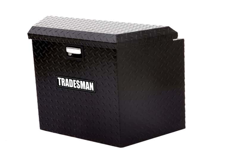 Tradesman — Tradesman Aluminum Trailer Tongue Storage Box (21in.) - Black - view 2