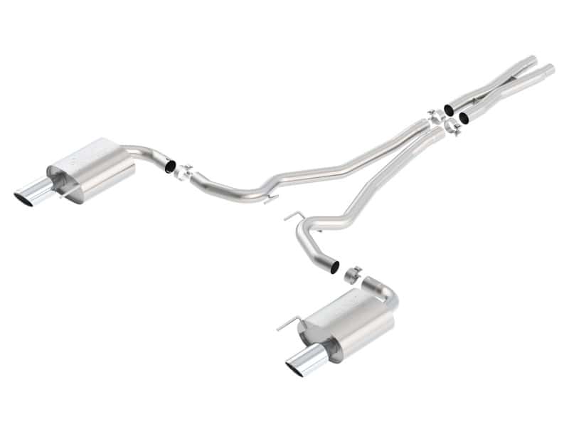 Borla — Borla Atak S Cat-Back 15-17 Ford Mustang GT 5.0L V8 MT/AT 2.5in pipe 4in tip
Cat-Back System
ExhstSysKt - view 1