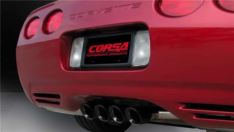 CORSA Performance — Corsa 1997-2004 Chevrolet Corvette C5 Z06 5.7L V8 Black Sport Axle-Back Exhaust
Exhaust - view 3
