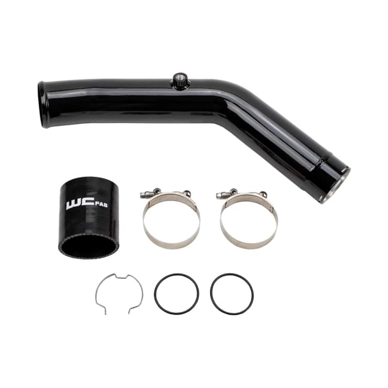Wehrli — Wehrli 23-24 Ford 6.7L HO Power Stroke 3in Hot Side Intercooler Pipe - Gloss Black
HO IC Pipe 23-25 GB - view 1