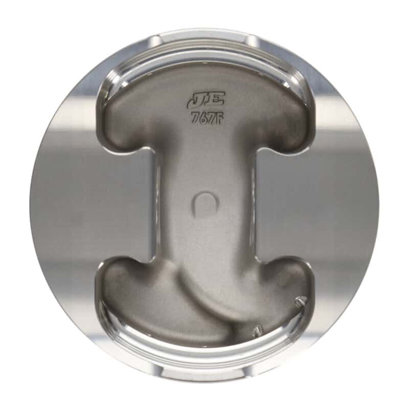 JE Pistons — JE Pistons 454BBC FT 4.56in Bore -3cc Flat Top 1.12in Comp Height 0.99in Pin Diameter - Set of 8 - view 7