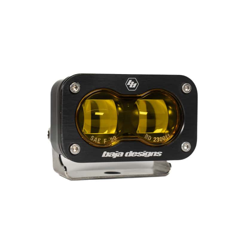 Baja Designs — Baja Designs 21-22 Ford Bronco w/Steel Bumper S2 SAE Pro Fog Pocket Light Kit w/Upfitter - Amber - view 5