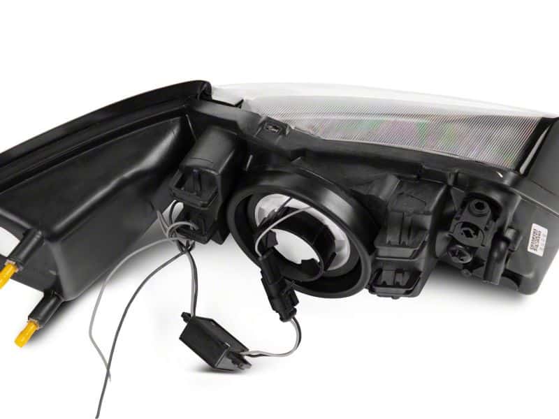 Raxiom — Raxiom 99-04 Ford Mustang Axial Series Headlights w/ LED Bar- Blk Housing (Clear Lens)
Headlights - view 8