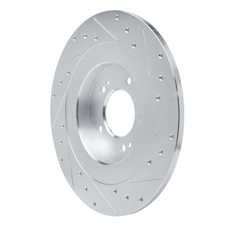 R1 Concepts — R1 21-25 Hyundai SONATA Rear Left Drilled & Slotted Silver Brake Rotor
R1 Brake Rotor Drill - view 4