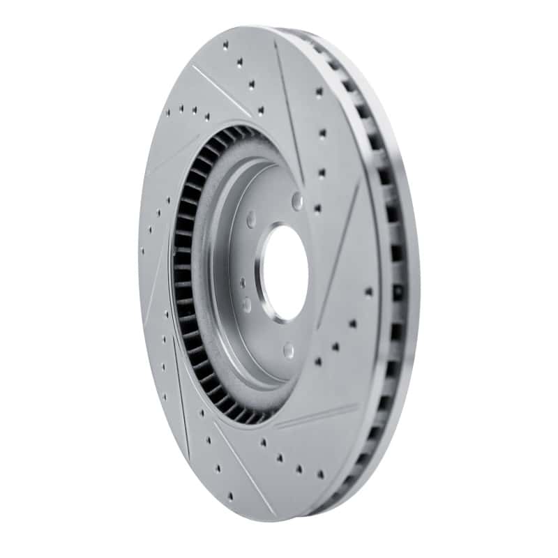 R1 Concepts — R1 21-26 Hyundai SONATA Front Left Drilled & Slotted Silver Brake Rotor
R1 Brake Rotor Drill - view 4