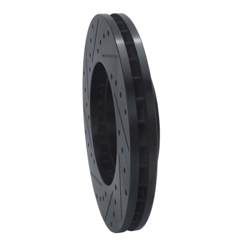 R1 Concepts — R1 89-96 Nissan 300ZX Front Right Drilled & Slotted Black Brake Rotor
R1 Brake Rotor Drill - view 4