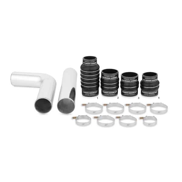 Mishimoto — Mishimoto 03-07 Dodge 5.9L Cummins Intercooler Kit w/ Pipes (Black) - view 3