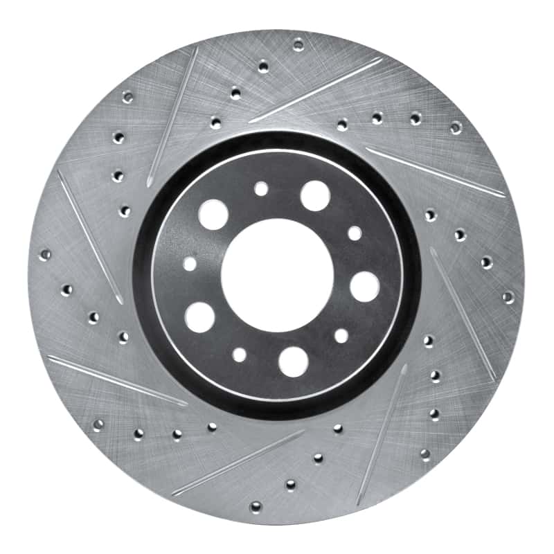 R1 Concepts — R1 03-09 Volvo S60 Front Left Drilled & Slotted Silver Brake Rotor
R1 Brake Rotor Drill - view 1